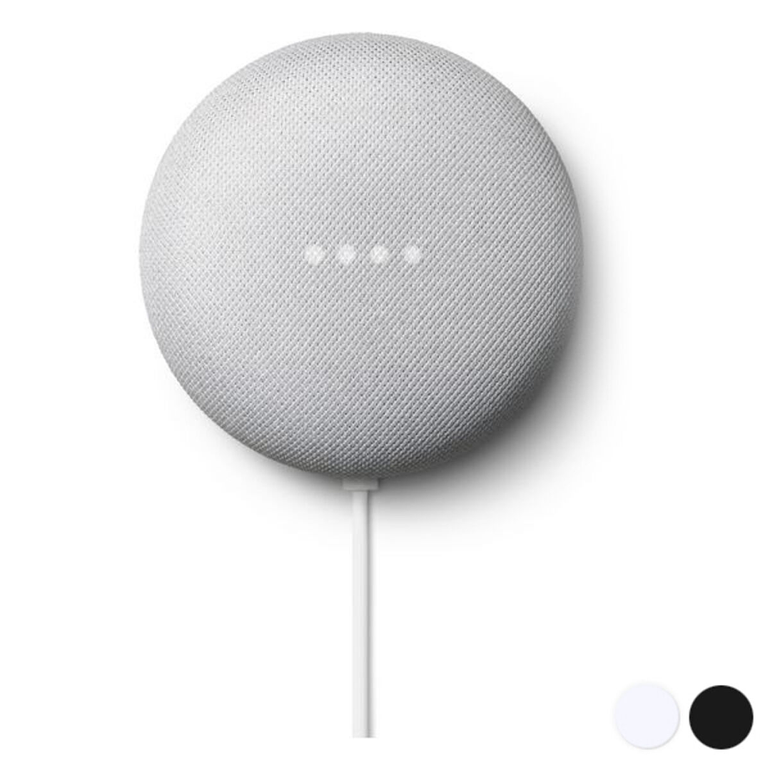 Altavoz Inteligente Google Nest Mini con Google Assistant | Control por Voz, Bluetooth 5.0 y Sonido de Alta Calidad 1