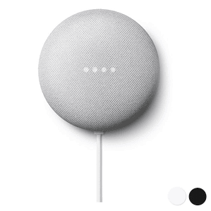 Altavoz Inteligente Google Nest Mini con Google Assistant | Control por Voz, Bluetooth 5.0 y Sonido de Alta Calidad
