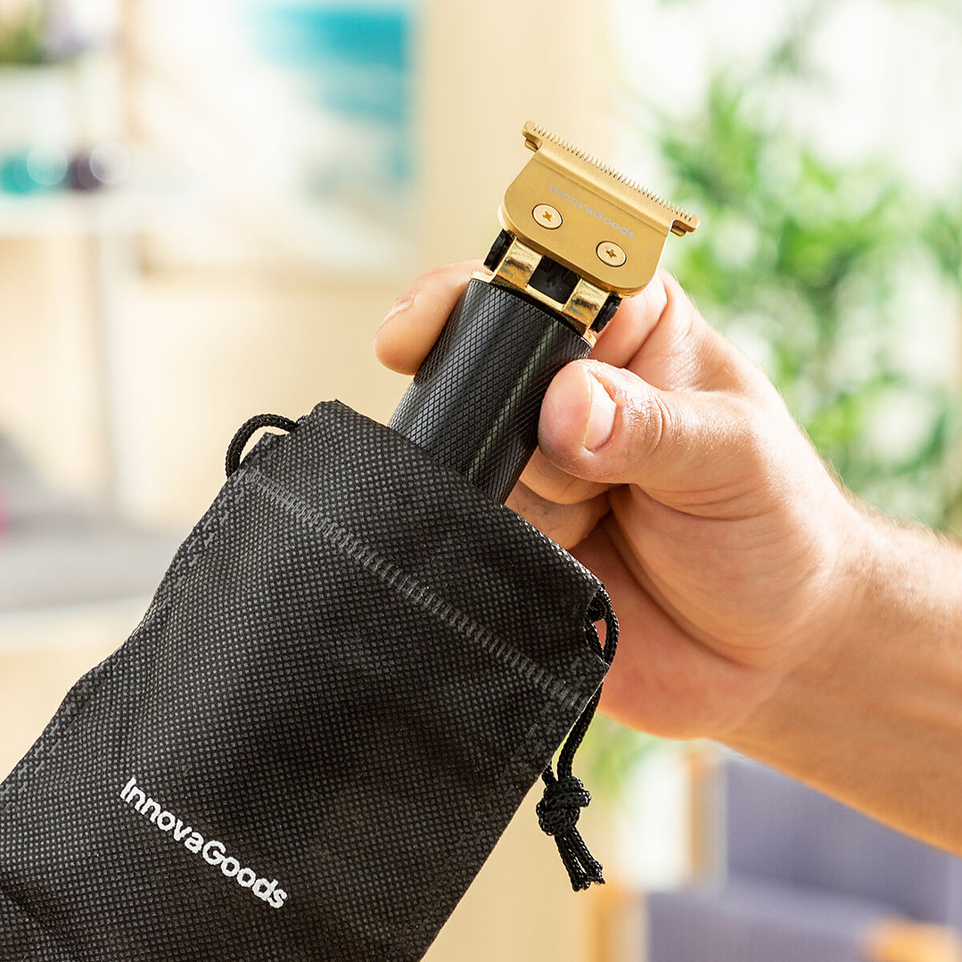 Cortapelos Profesional Recargable Triher InnovaGoods | Pantalla LCD, 3 Velocidades y 6 Peines para Corte Preciso en Casa 3