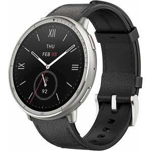 Smartwatch Amazfit W2433EU1N Negro Plateado | Reloj Inteligente con Pantalla AMOLED, Monitor de Salud y Conectividad Avanzada