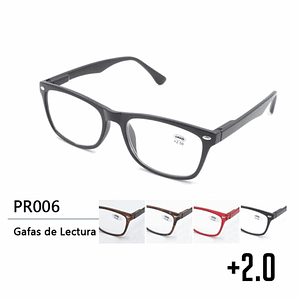 Gafas de Lectura Comfe PR006 +2.0 con Patillas Flexibles – Cómodas, Sanitarias y con Funda para Visión Cercana