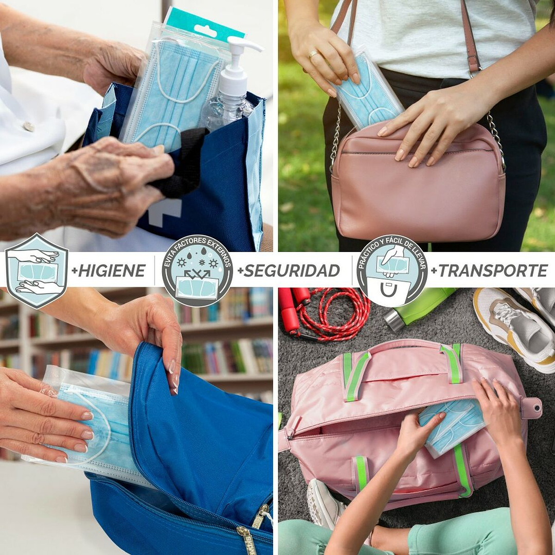 Caja de Mascarillas Higiénicas SensiKare (12 Cajas x 25 Unidades)  Protección Diaria, Comodidad y Alta Calidad para Uso Continuado 5