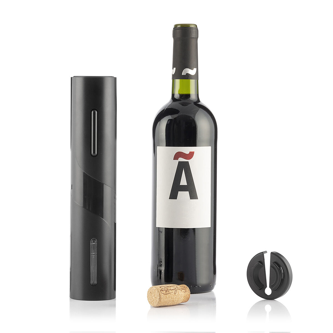 Sacacorchos Eléctrico Corkbot InnovaGoods para Botellas de Vino con Diseño Elegante y Portátil 5
