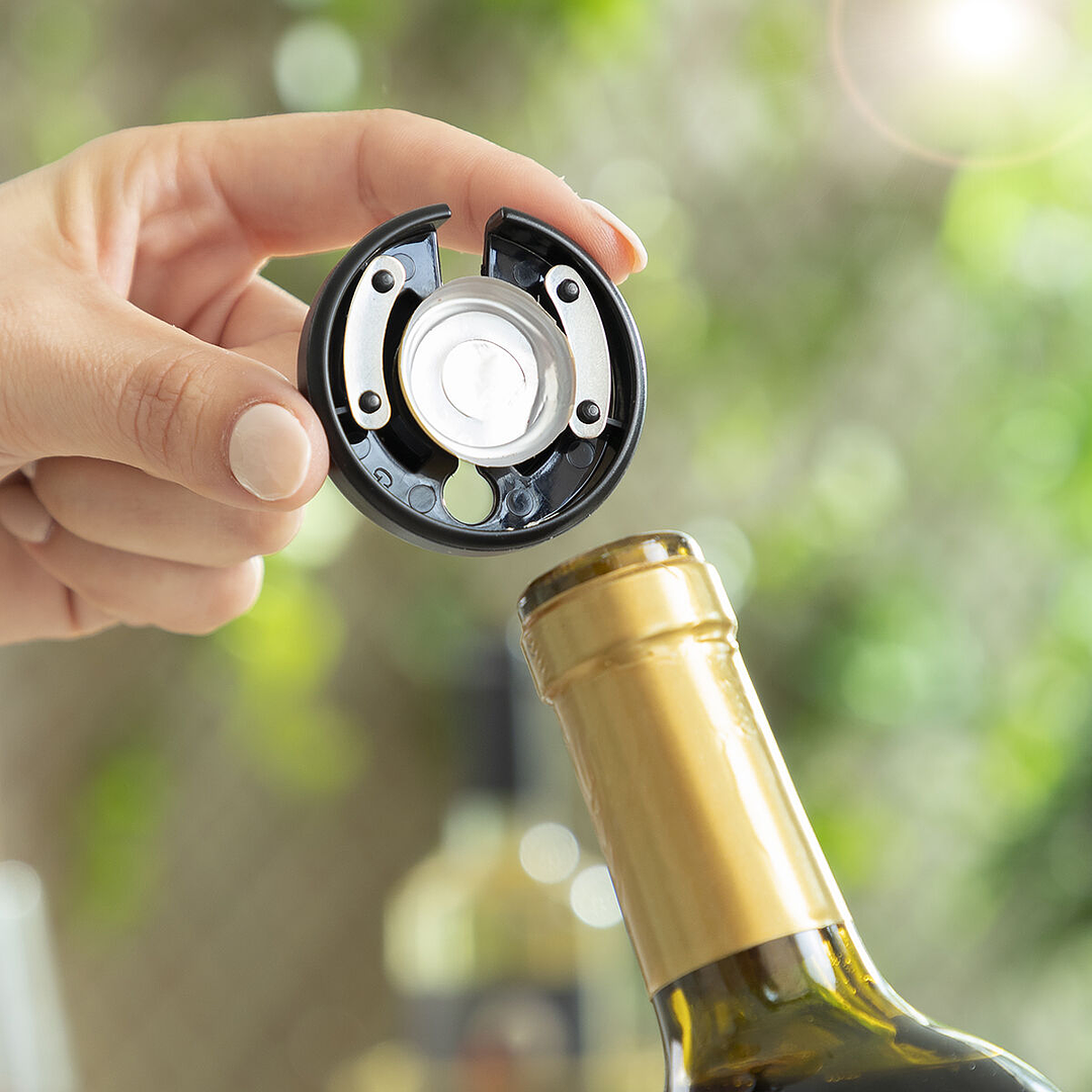 Sacacorchos Eléctrico Corkbot InnovaGoods para Botellas de Vino con Diseño Elegante y Portátil 8
