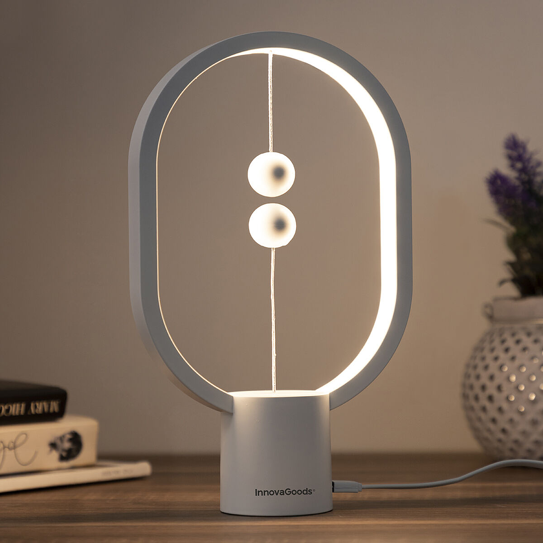 Lámpara de Equilibrio LED con Interruptor Magnético Magilum InnovaGoods – Decoración Moderna e Innovadora 7