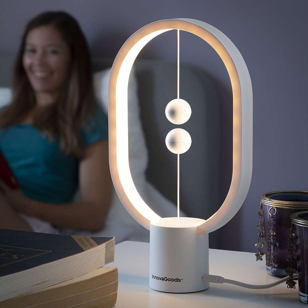 Lámpara de Equilibrio LED con Interruptor Magnético Magilum InnovaGoods – Decoración Moderna e Innovadora 1
