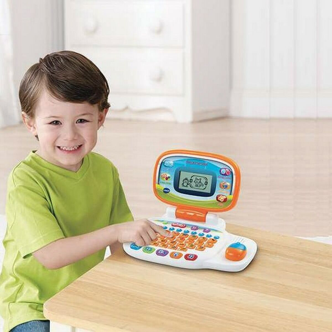 Ordenador Portátil VTech Naranja con Luz y Sonido – Juguete Educativo en Español con 20 Funciones Interactivas 2
