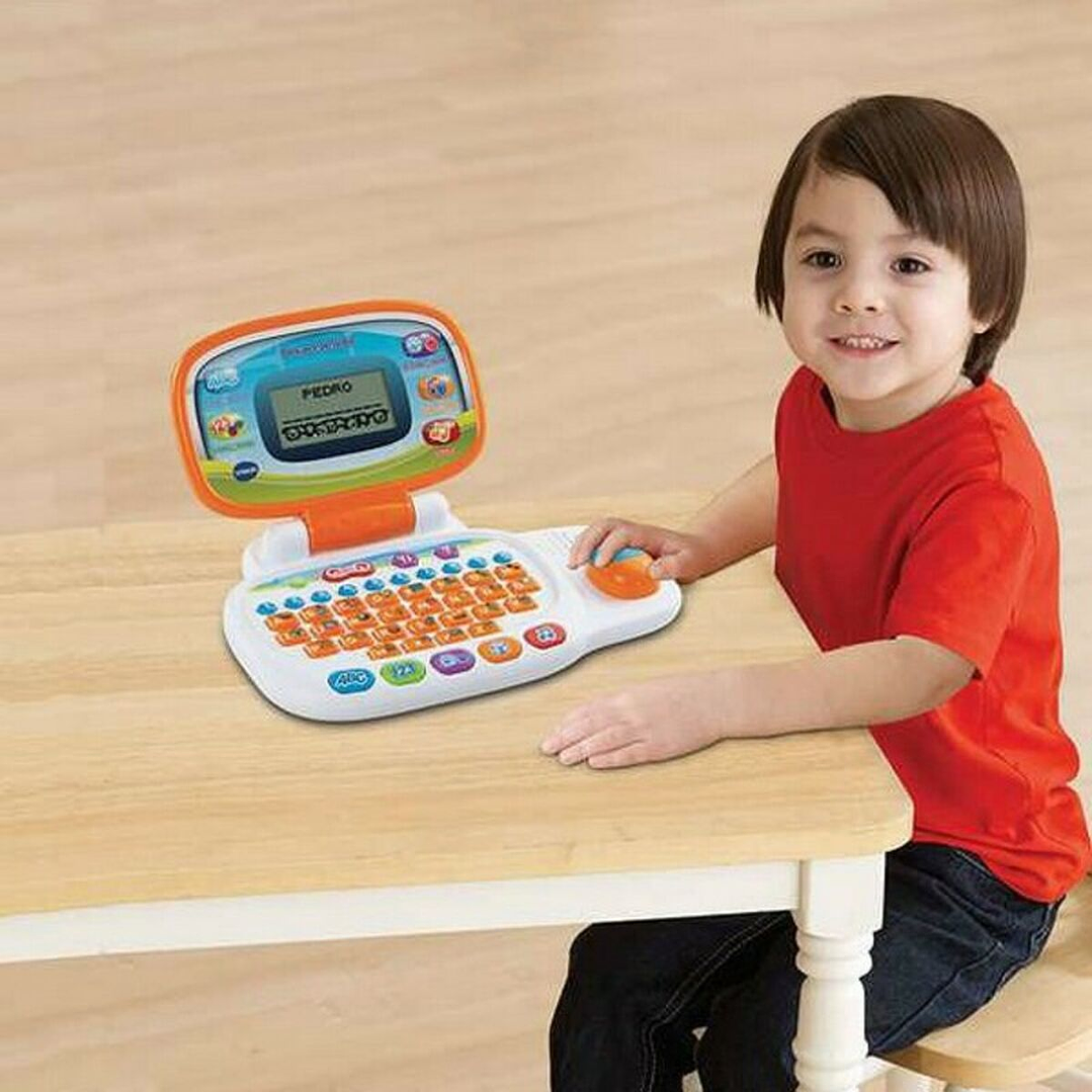 Ordenador Portátil VTech Naranja con Luz y Sonido – Juguete Educativo en Español con 20 Funciones Interactivas 4