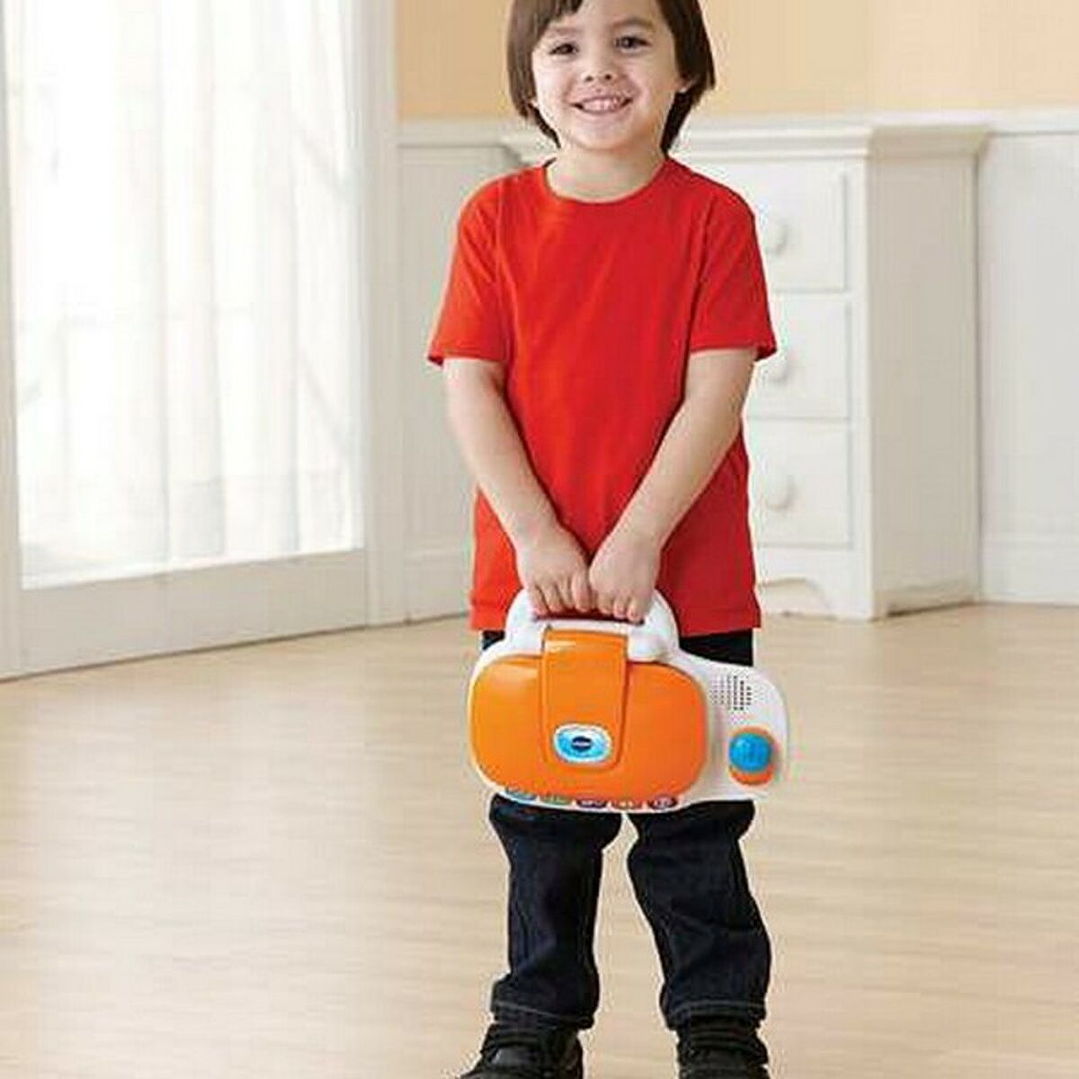 Ordenador Portátil VTech Naranja con Luz y Sonido – Juguete Educativo en Español con 20 Funciones Interactivas 6