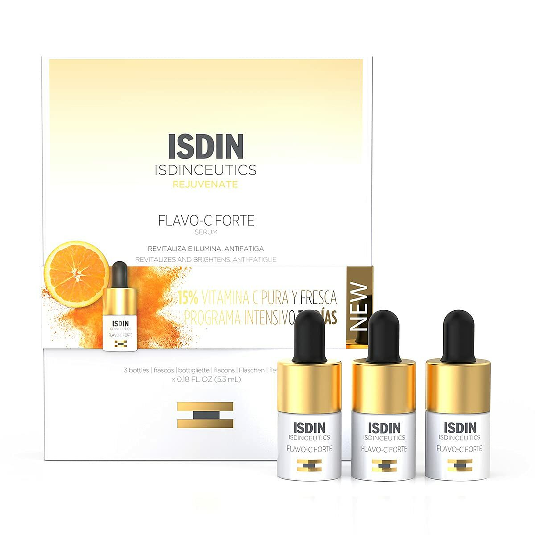 Set de Cosmética Unisex Isdin Isdinceutics 3 x 5,3 ml – Tratamiento Bifásico con Vitamina C para Todo Tipo de Piel 1