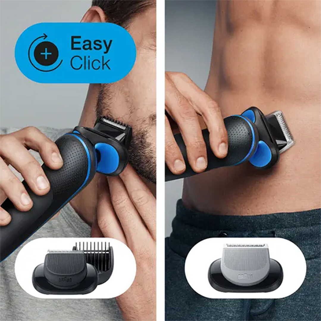 Maquinilla de Afeitar Eléctrica Braun Series 5 Azul – Afeitado Preciso con Batería de Litio y Tecnología Resistente al Agua 6