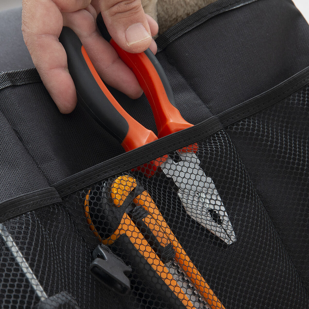 Organizador Plegable para Maletero de Coche Carry InnovaGoods – 55 L, 3 Compartimentos, Velcro Antideslizante y Diseño Ajustable 6