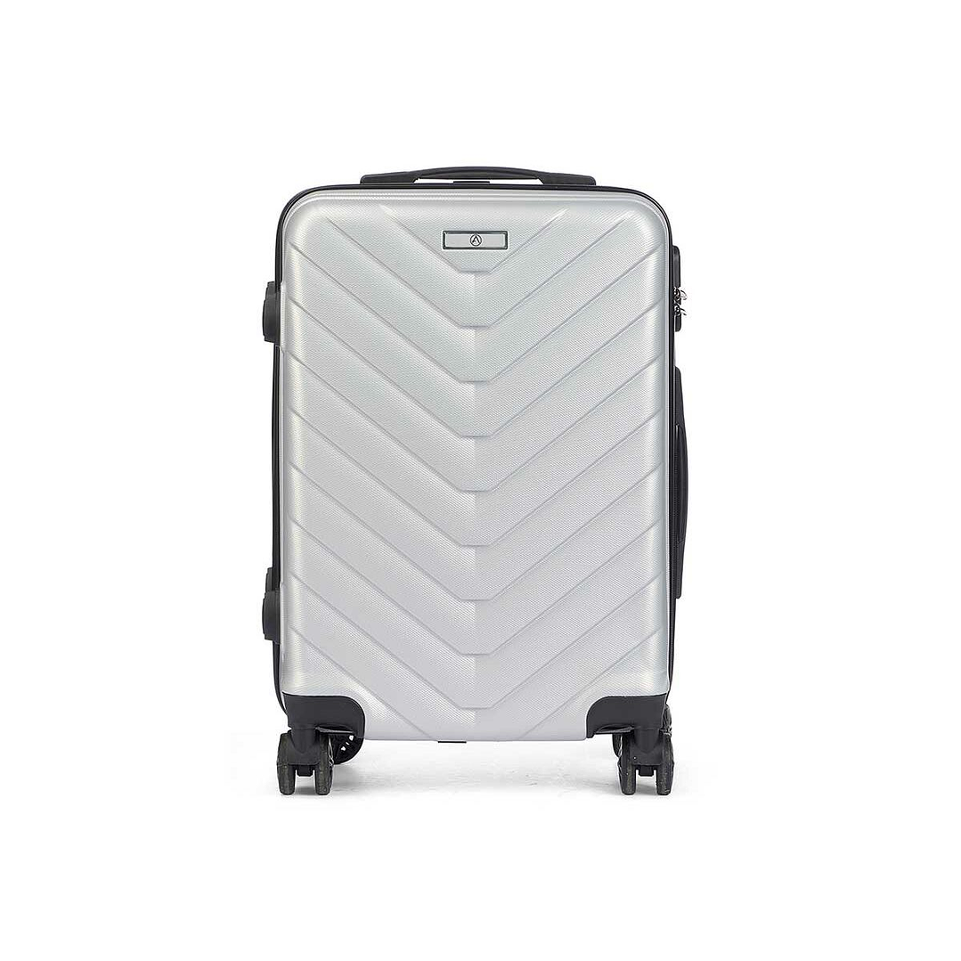 Maleta de Cabina HT-025-G Gris Claro 55x35x20 cm – Equipaje Ligero, Resistente y Compacto Ideal para Viajes en Avión 2