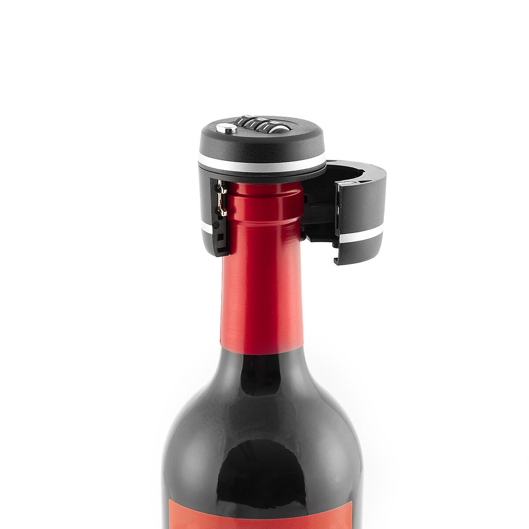 Candado para Botellas de Vino Botlock InnovaGoods con Combinación de 3 Dígitos – Seguridad Elegante, Compacta y Efectiva para Proteger el Contenido 3