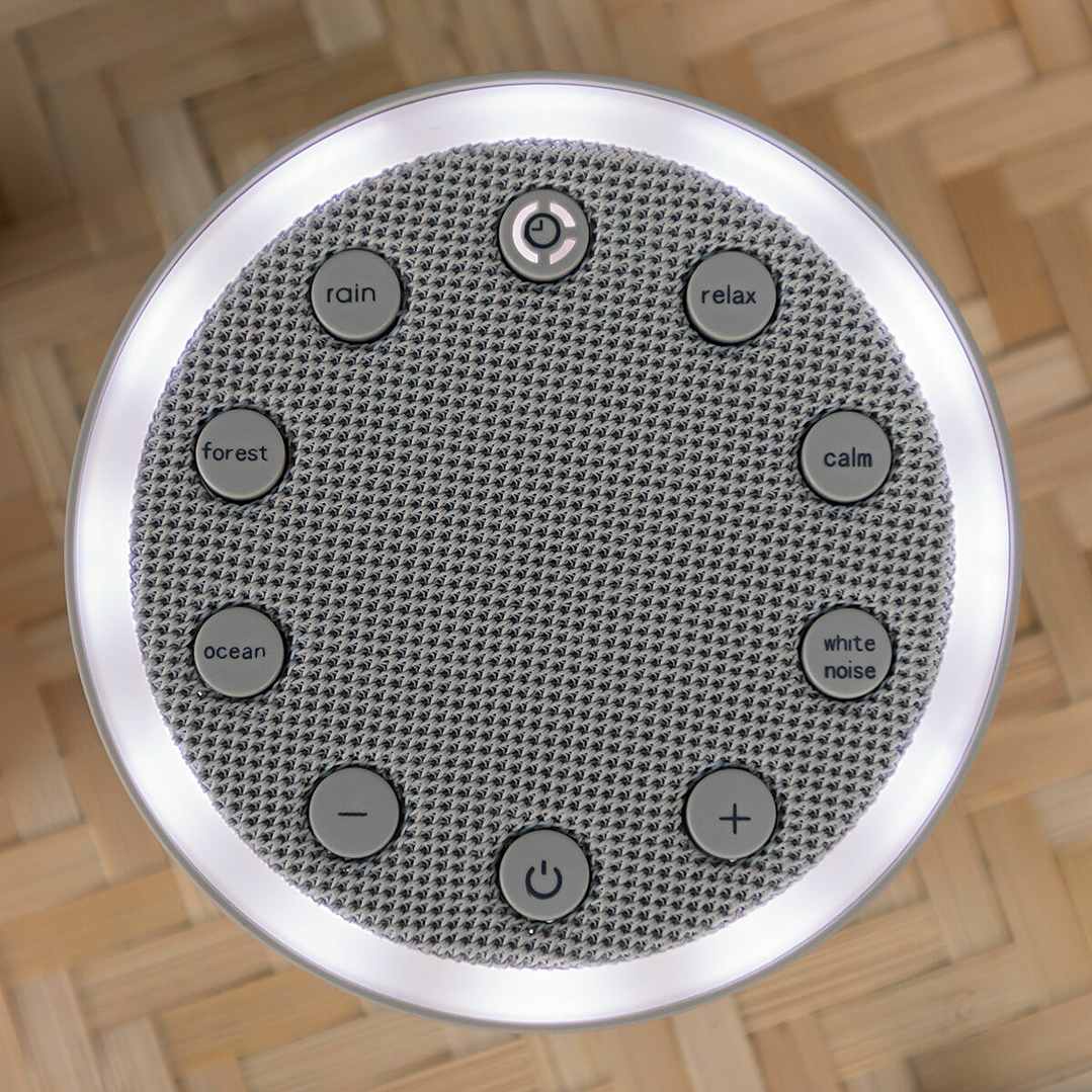 Máquina de Ruido Blanco para Dormir Slewel InnovaGoods – Relajación, Sueño y Luz Guiada 8