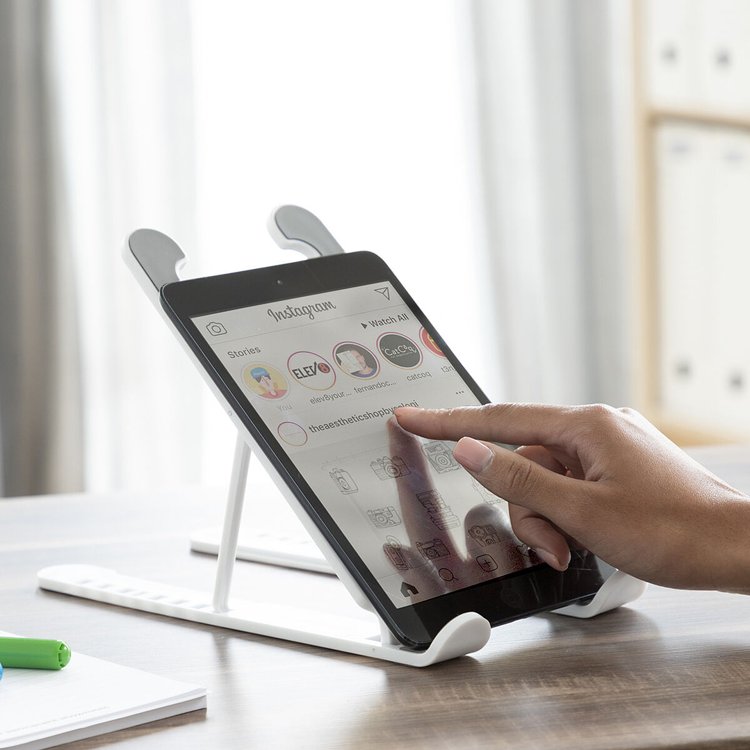 Soporte Plegable y Regulable para Portátil Flappot InnovaGoods | Ergonomía y Versatilidad para tu Ordenador 7