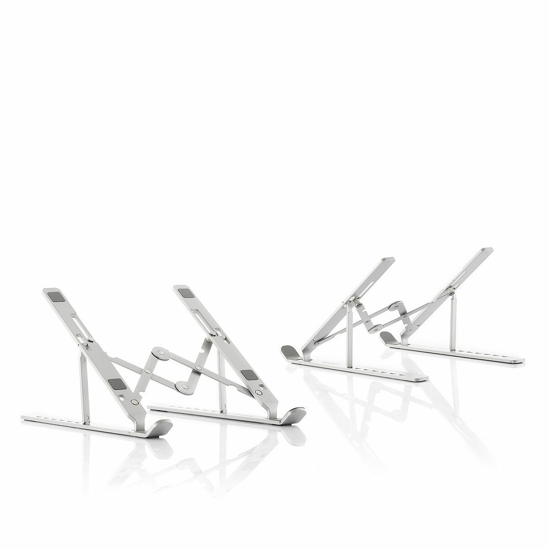Soporte para Portátil Plegable y Regulable Flastan InnovaGoods | Ergonomía y Versatilidad en Aluminio 5