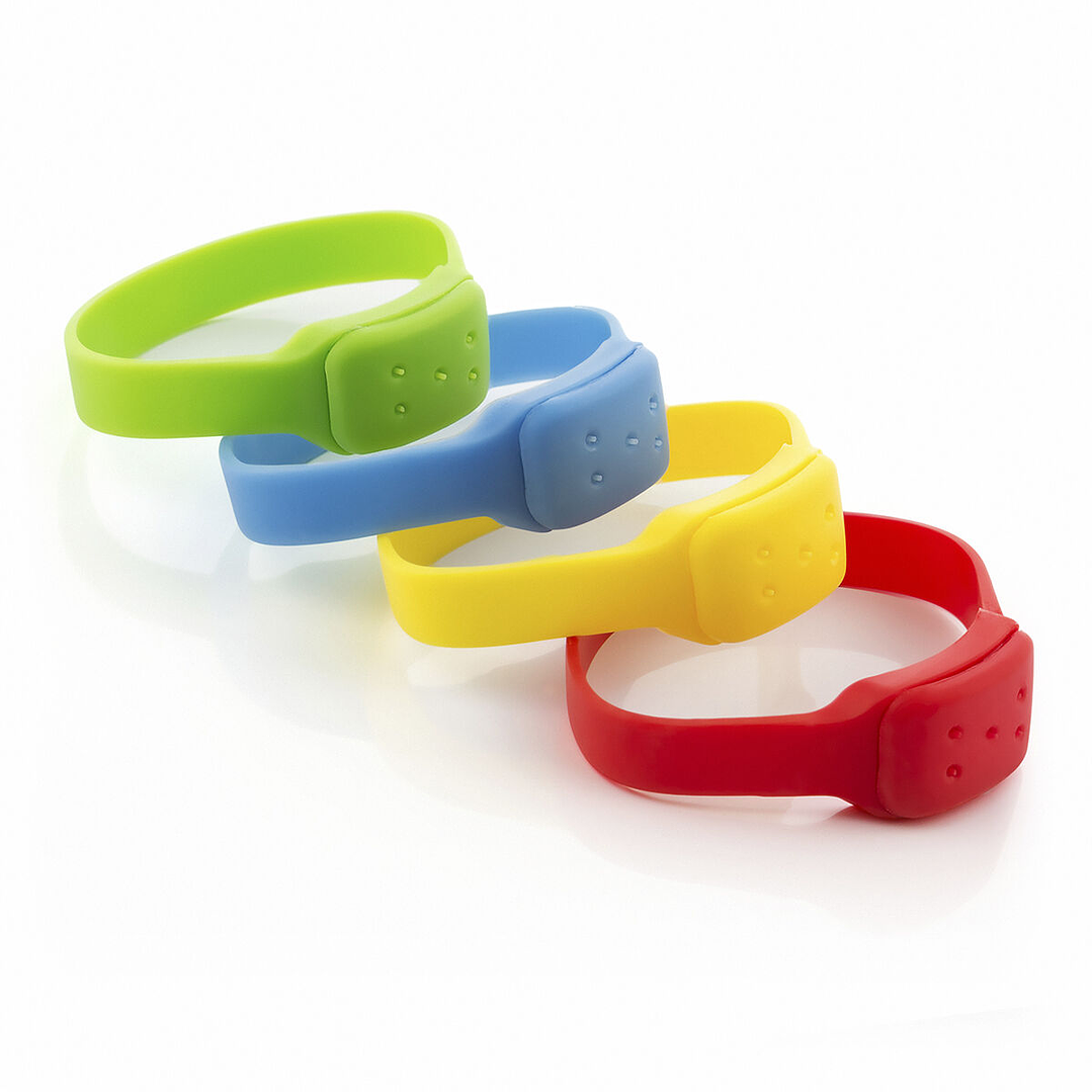 Pulsera Antimosquitos de Citronela InnovaGoods Rojo | Repelente Natural para Adultos y Niños 3