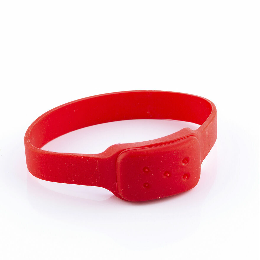 Pulsera Antimosquitos de Citronela InnovaGoods Rojo | Repelente Natural para Adultos y Niños 4