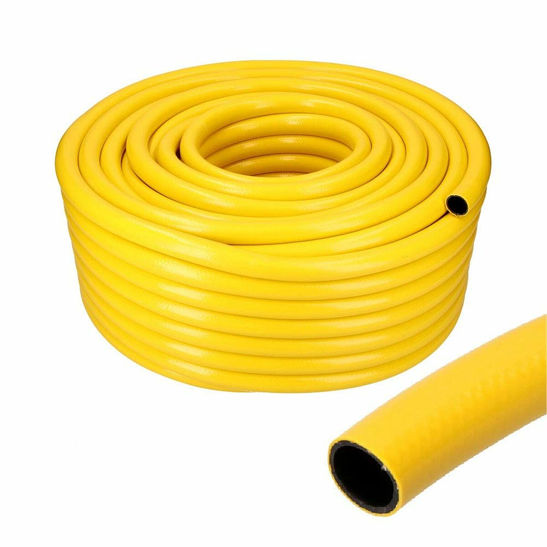 Manguera de Riego EDM 74130 PVC 50 m Ø 15 mm Amarillo | Manguera Flexible y Reforzada para Agricultura 1