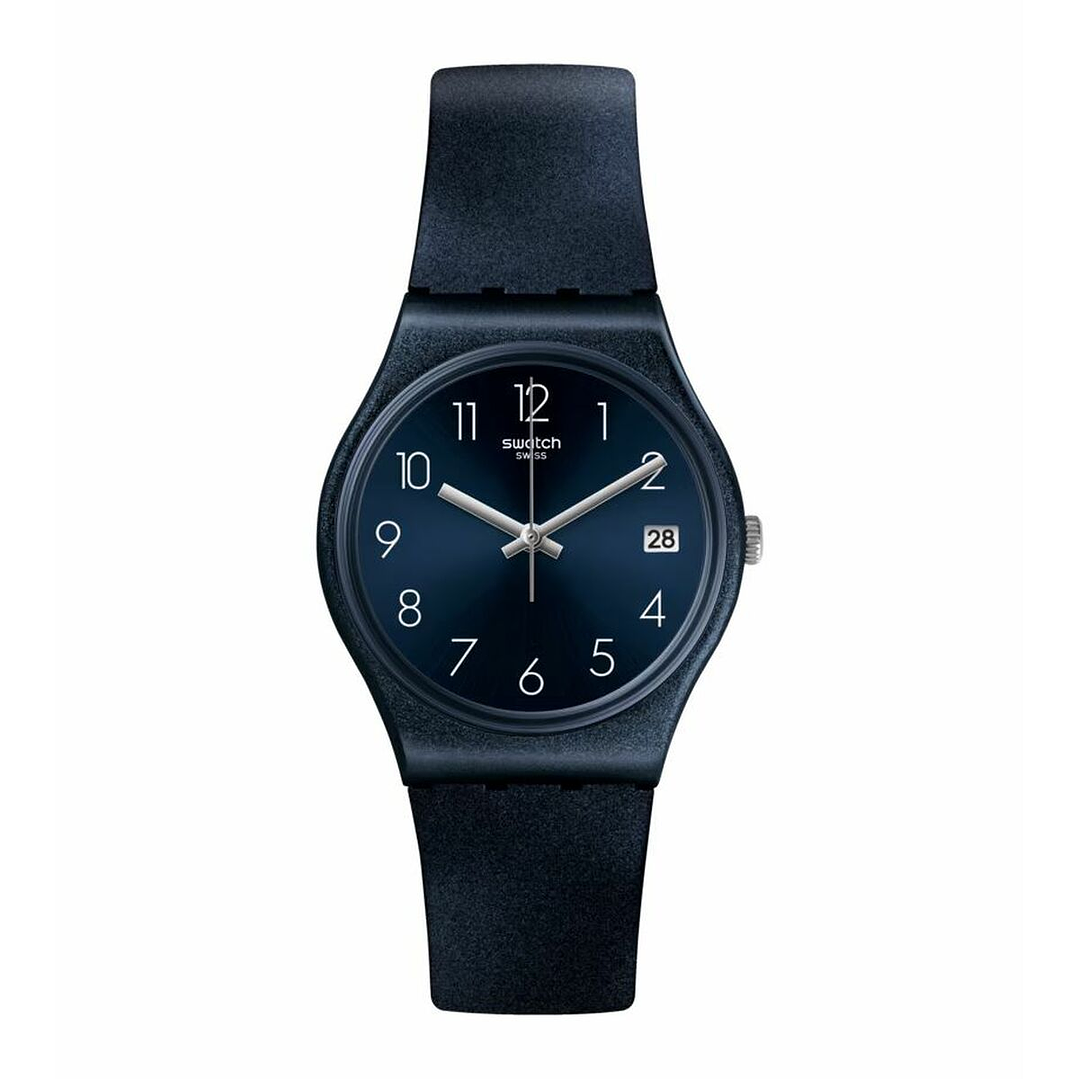 Reloj Mujer Swatch GN414 Ø 34 mm – Pulsera y Caja de Plástico Azul, Movimiento Cuarzo 1