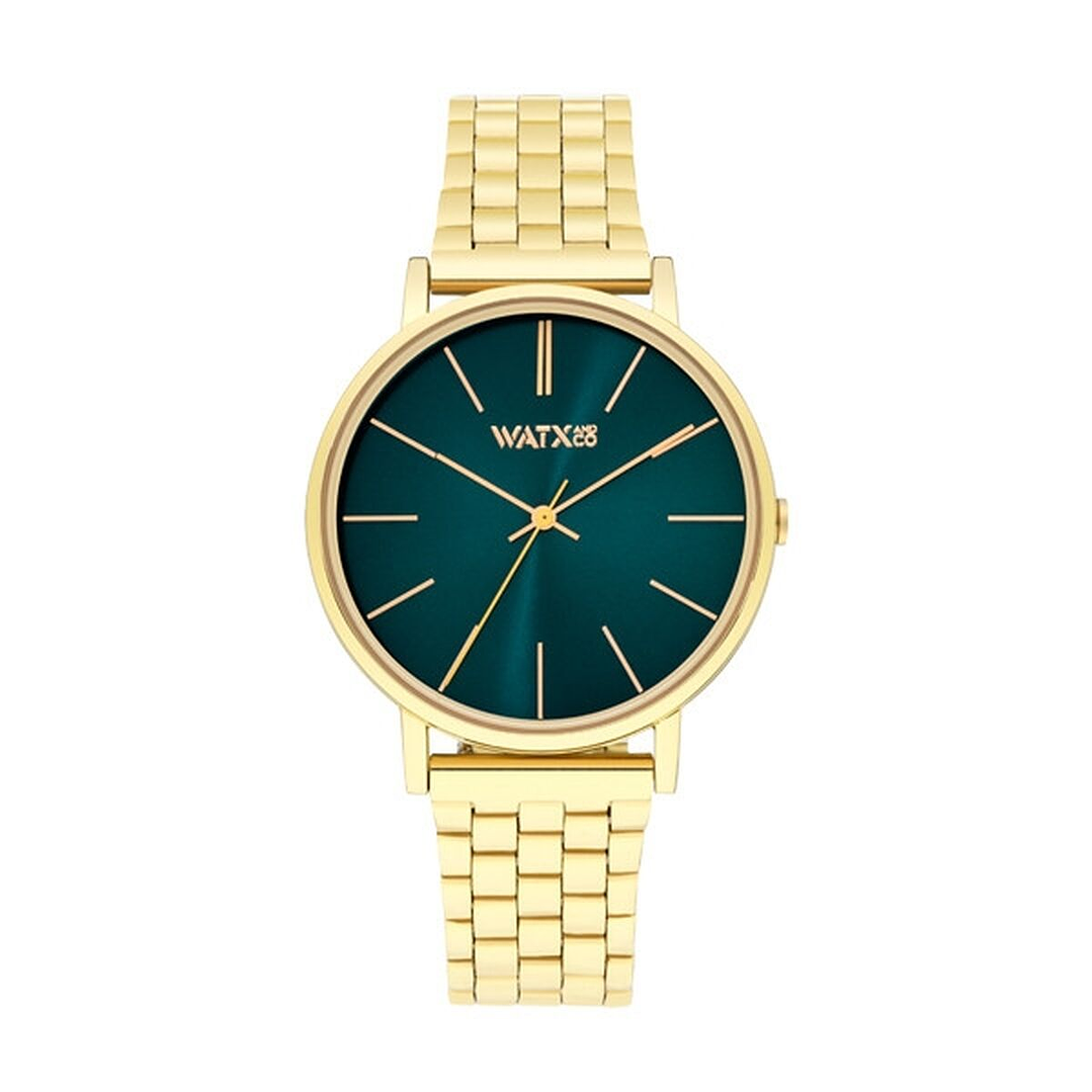 Reloj Mujer Watx & Colors WXCA3027 Ø 38 mm – Caja Dorada, Esfera Verde, Pulsera No Incluida 1