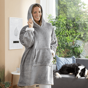 Batamanta Sudadera Oversized Swug InnovaGoods con Forro Polar – Unisex, Cálida y Confortable
