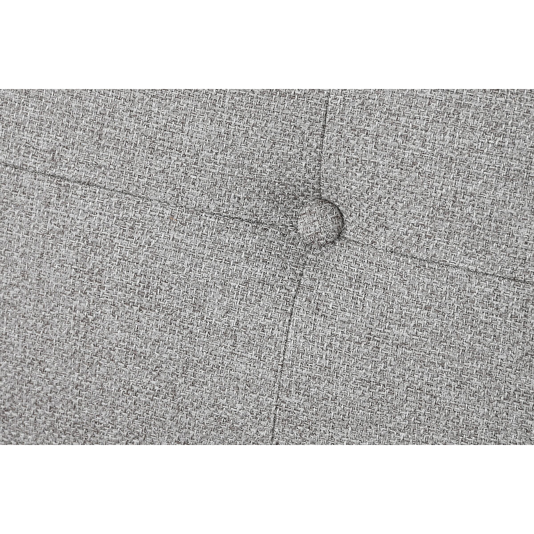 Sofá Cama Home ESPRIT 3 Plazas Gris y Crema – Diseño Scandi, Poliéster y Madera de Caucho 172 x 80 x 76 cm 7