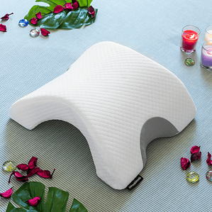 Almohada Viscoelástica Cervical para Parejas Cozzy InnovaGoods – Diseño Ergonómico y Antipresión para Mejorar el Sueño y el Descanso