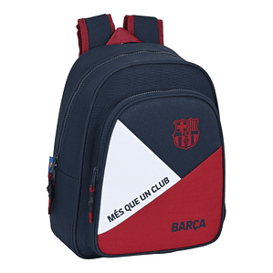 Mochila Escolar F.C. Barcelona Azul y Granate – Diseño Deportivo Unisex con Acolchado Ergonómico y Adaptable a Carro Portamochilas