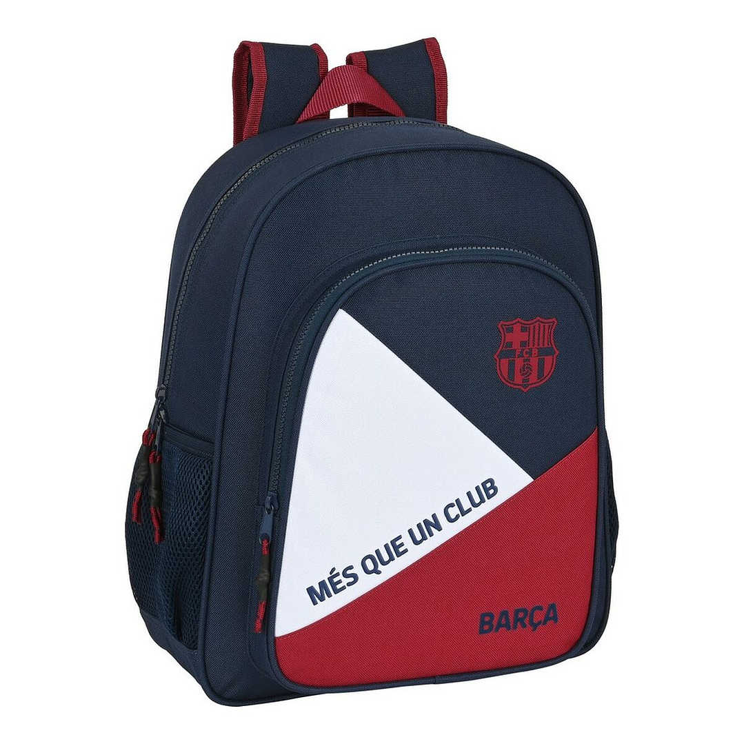Mochila Escolar F.C. Barcelona Azul y Granate – Diseño Deportivo Unisex con Acolchado Ergonómico y Adaptable a Carro Portamochilas 1