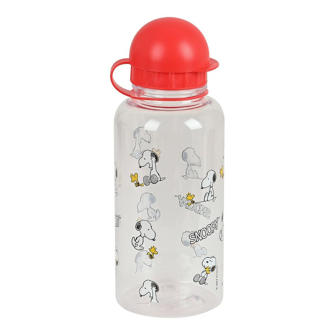 Botella de Agua Infantil Snoopy Friends Forever Menta 500 ml – Diseño Ligero en PVC Libre de BPA con Cierre Seguro 1