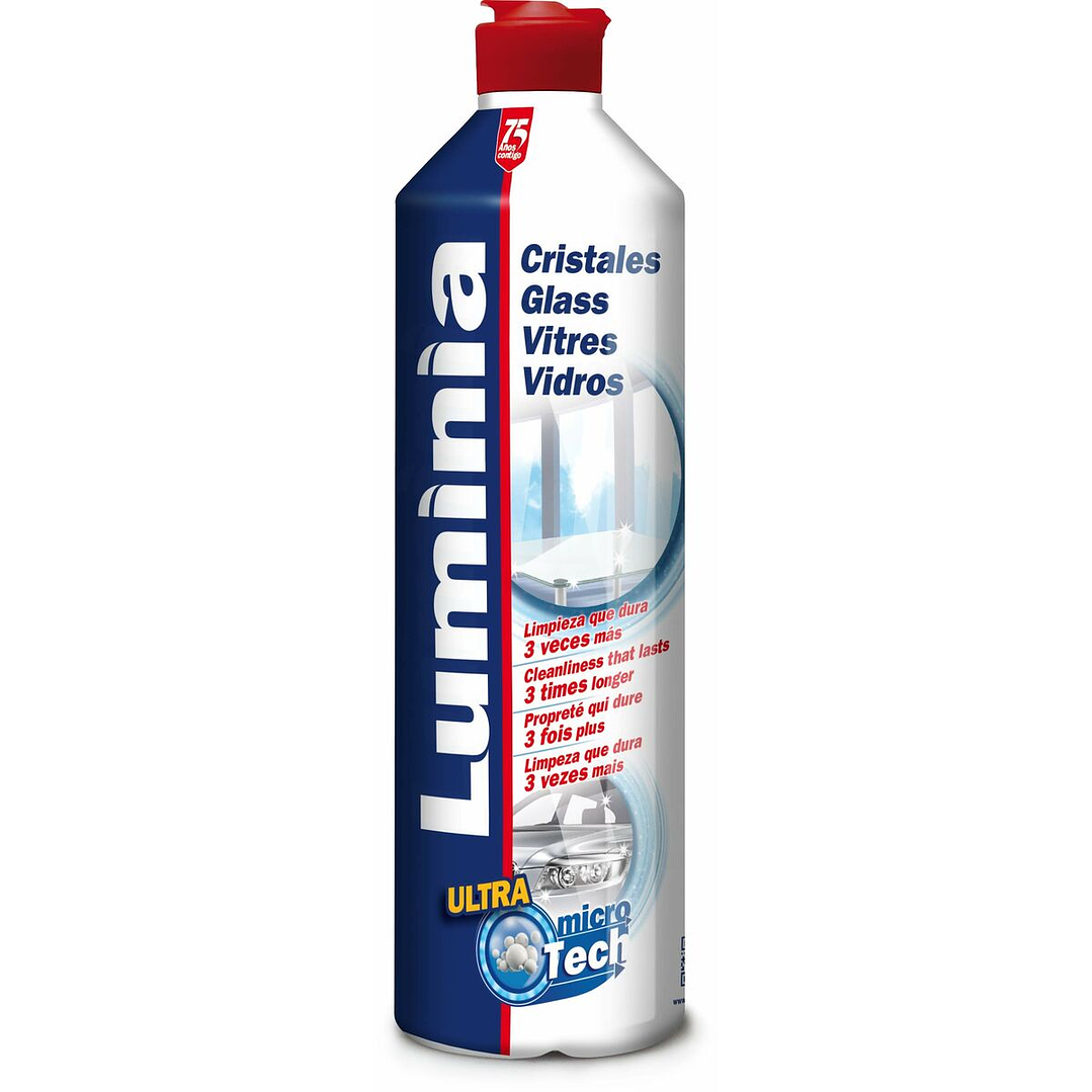Limpiacristales Luminia 750 ml – Brillo Profesional para Ventanas, Espejos y Superficies de Crista 1
