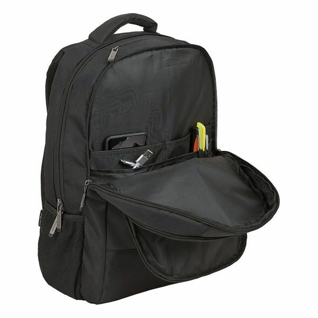 Mochila para Portátil y Tablet Safta 15,6'' Negra – Con Salida USB, Interior Acolchado y Diseño Business 30 x 43 x 16 cm 9