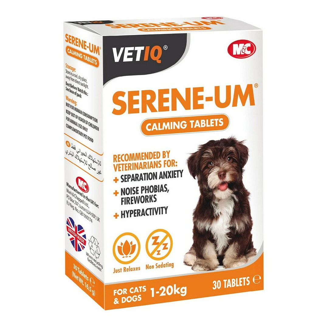 Suplemento Planet Line Serene Um Calming para Perros – 30 Unidades con Vitaminas y Minerales para Raza Mediana 1