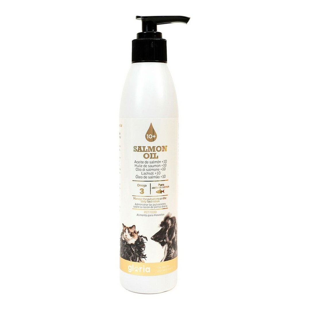 Aceite de Salmón Gloria 250 ml – Suplemento Natural Rico en Omega para Mascotas con Ingredientes Puros de Salmón 1