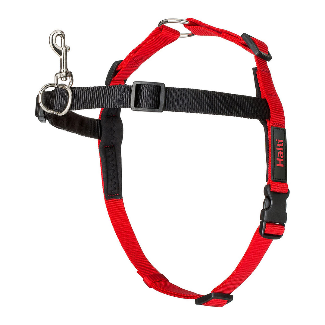 Arnés para Perro Company of Animals Halti Talla L Negro y Rojo Ajustable 80-120 cm 1