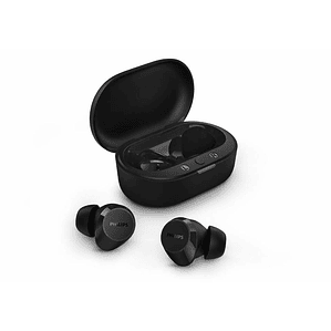Auriculares Philips TAT1209BK Negro | Intrauriculares Bluetooth Con Micrófono, Carga Rápida Y Sonido Envolvente