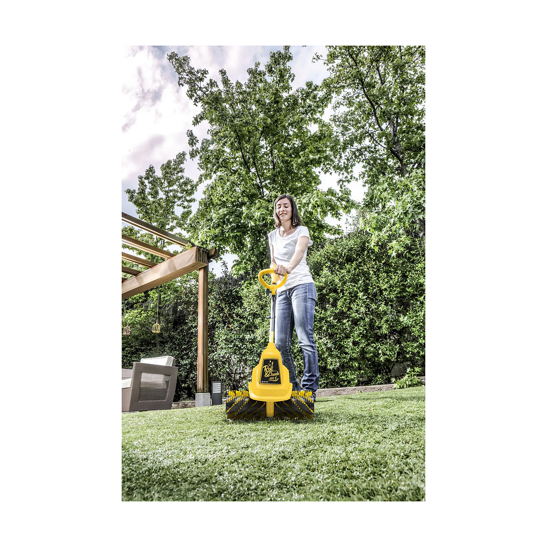 Barredora De Césped Garland 141E 300 W Amarillo/Negro | Manillar Ajustable Y 40 Cm De Ancho Para Jardines De Hasta 75 m² 3