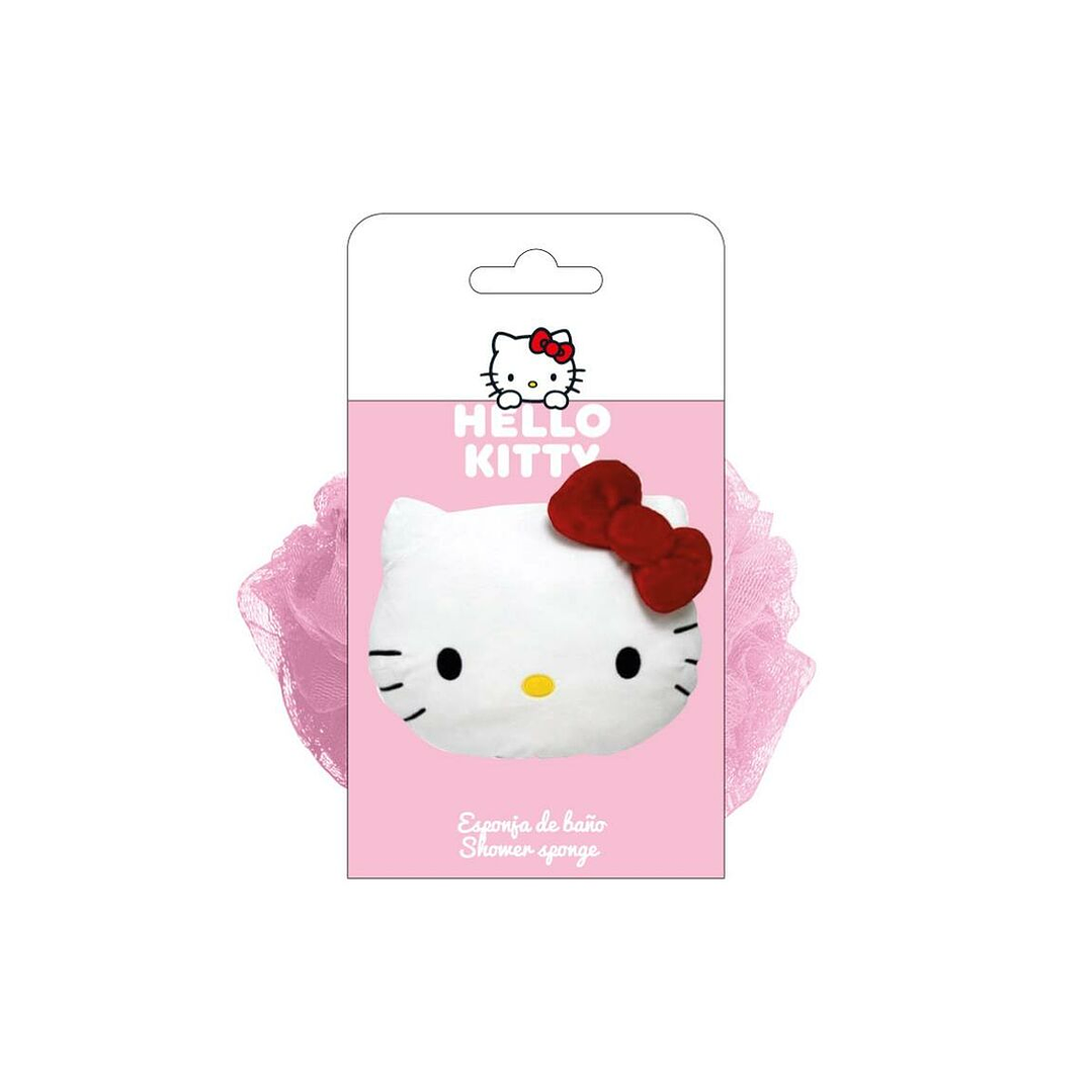 Esponja Corporal Hello Kitty Rosa | Diseño Divertido Y Suave Con 20 % Poliéster Para El Cuidado Diario 2