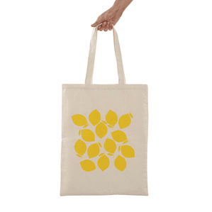 Bolso Versa con Diseño de Limón – Estilo Fresco en Poliéster y Algodón para Cocina o Uso Diario 36 x 48 x 36 cm