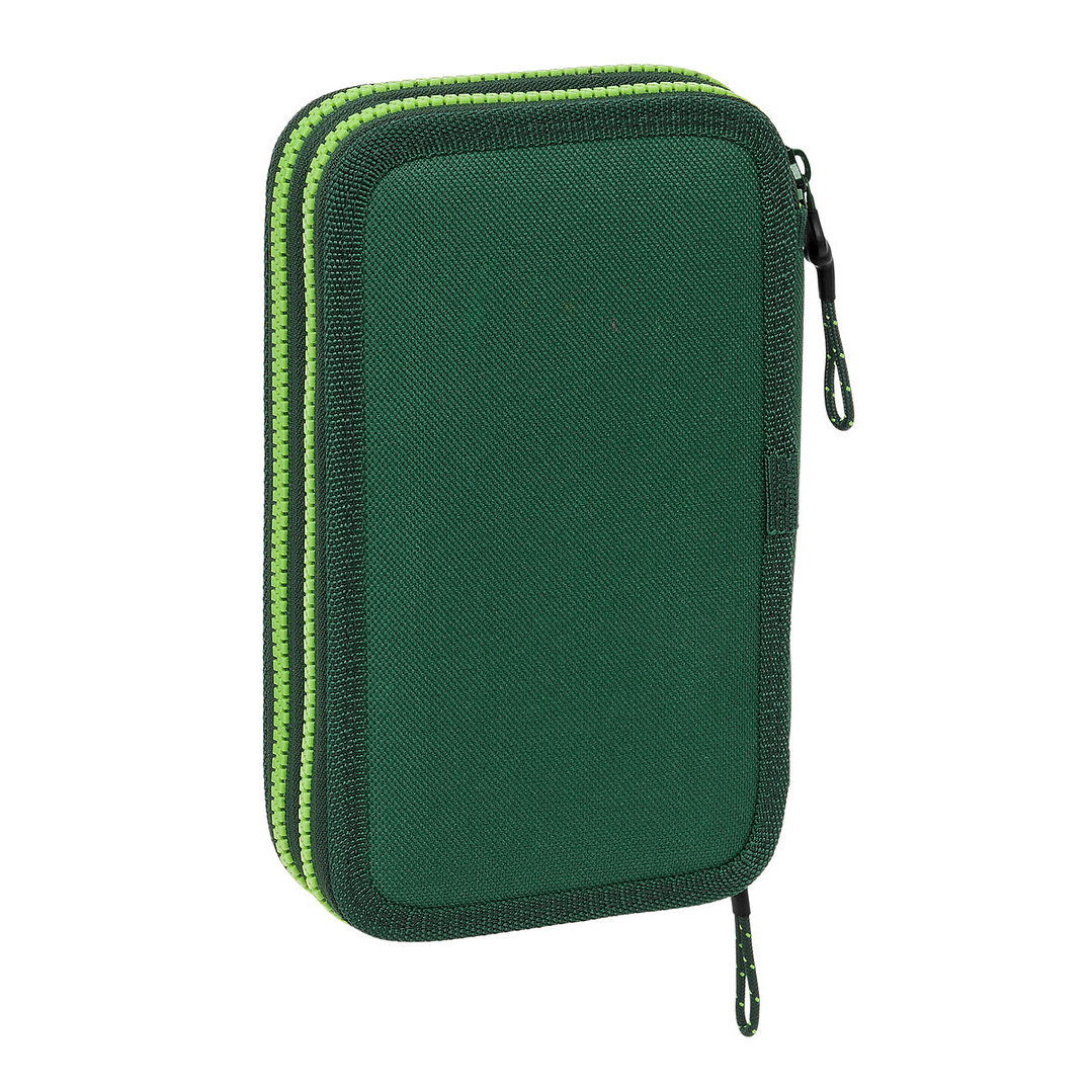 Plumier Doble Real Betis Balompié Verde – Estuche Escolar Deportivo con 28 Piezas, Poliéster 600D Resistente al Agua 5