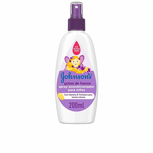Acondicionador Fortificante Johnson's Spray Infantil 200 ml – Desenredante Suave con Vitamina E para Cabello Fuerte y Saludable desde la Infancia