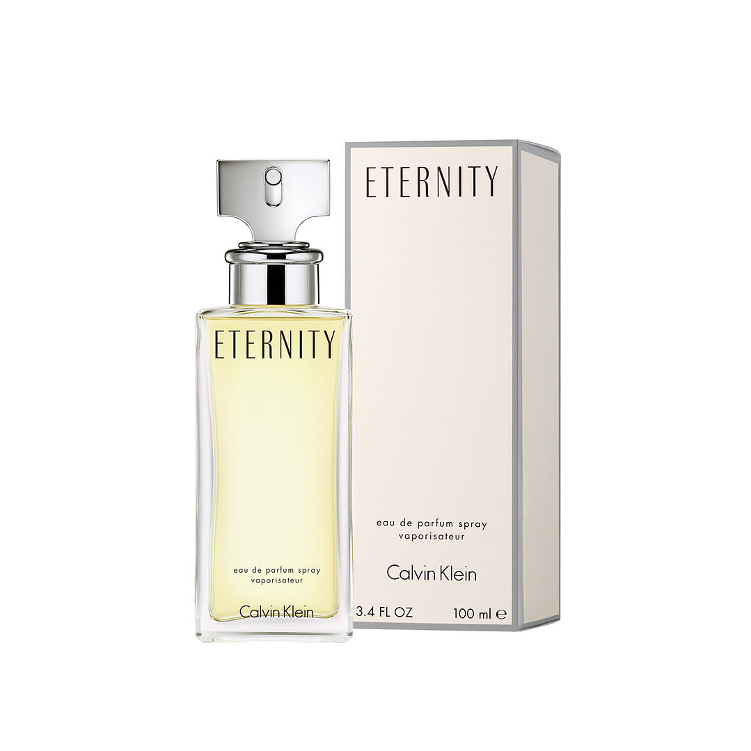 Perfume Mujer Calvin Klein Eternity EDP 100 ml – Fragancia Floral Romántica y Atemporal con Larga Duración 1