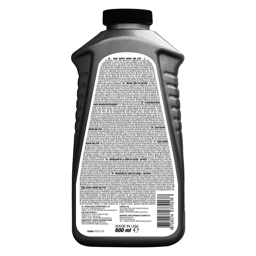 Reparador de Junta de Culata Bar's Leaks 600 ml 2