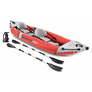 Canoa Hinchable Intex Excursion Pro 2 Plazas 384 cm