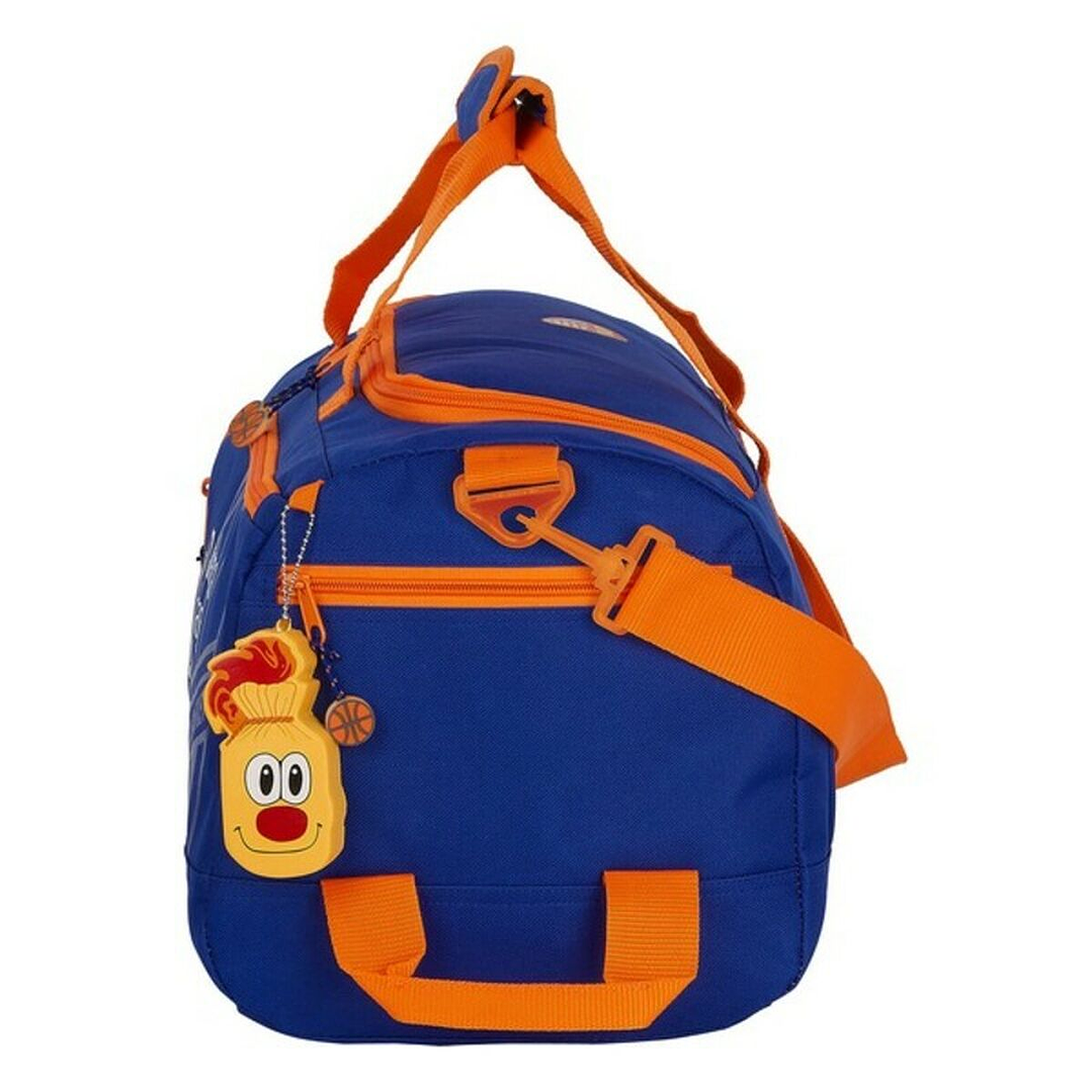 Bolsa Deporte Valencia Basket Azul Naranja 50 cm 3