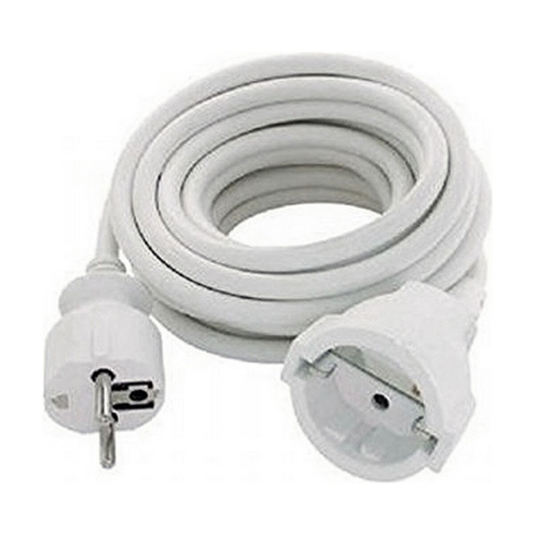 Cable Alargador Schuko Silver Electronics 5 m Blanco 1