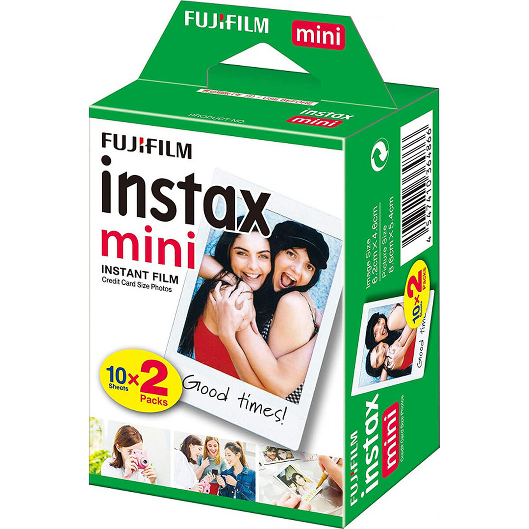 Película Fotográfica Instantánea Fujifilm 2 Cartuchos 20 Fotos 1