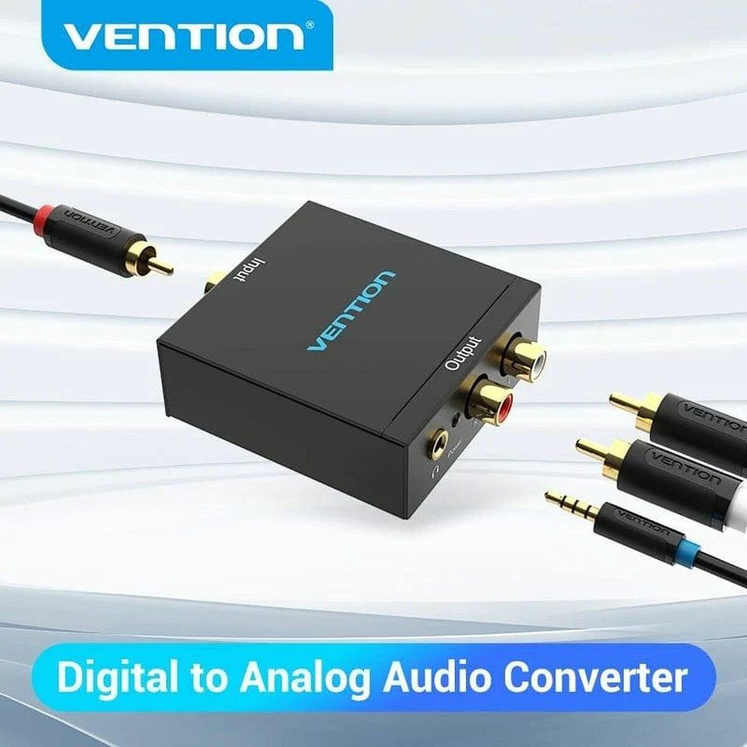 Convertidor de Audio Vention BDFB0-EU Jack 3.5 mm Hembra Negro CE 4